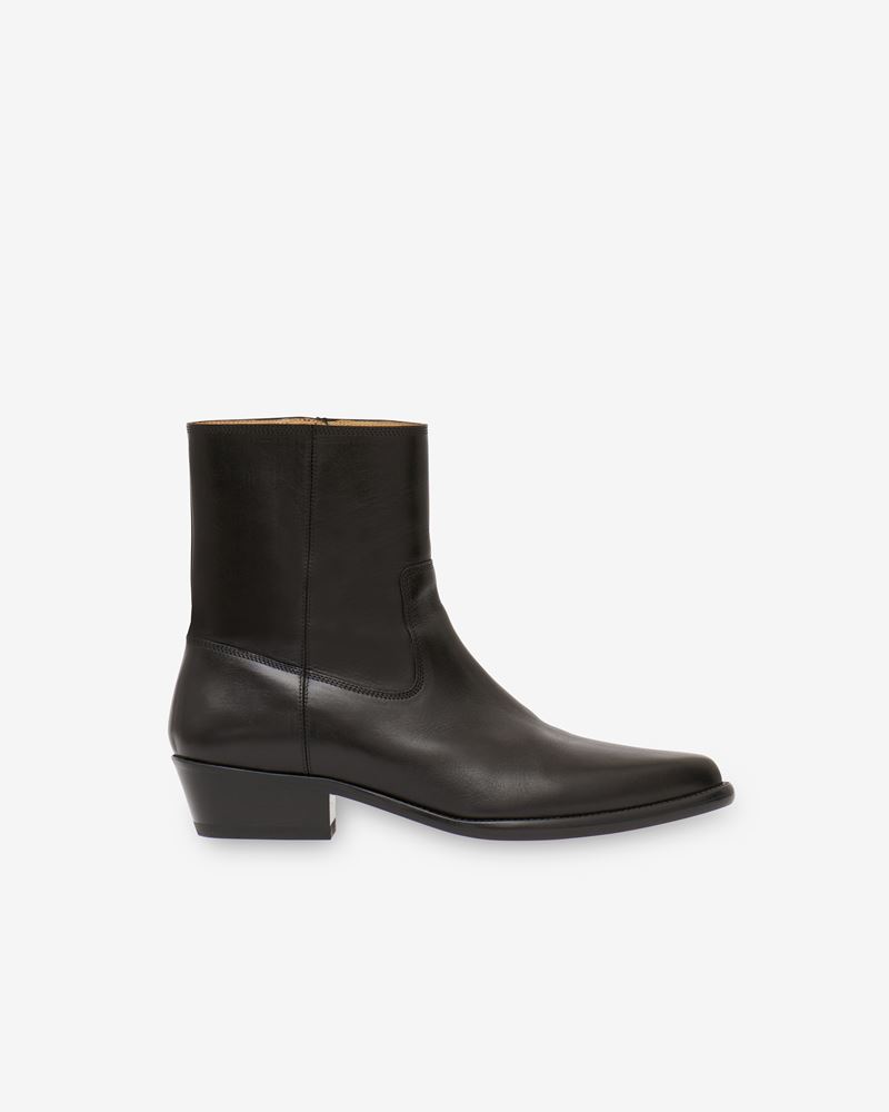 DELIX LEATHER ANKLE BOOTS